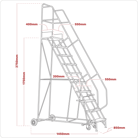 Mobile Safety Steps 7-Tread