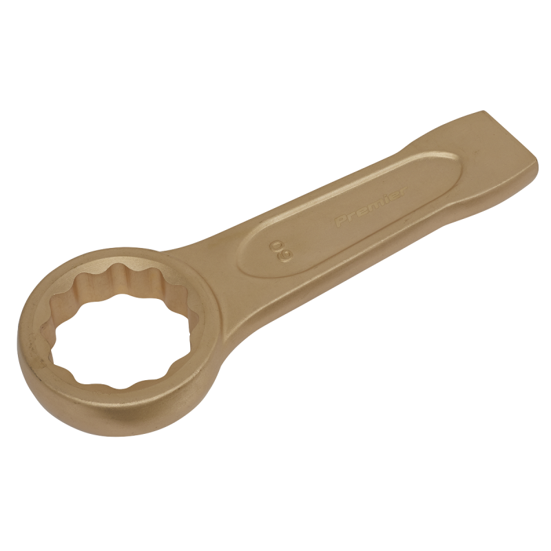 Slogging Spanner Ring End 60mm - Non-Sparking