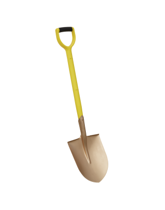 Round Point Shovel 240 x 420 x 990mm - Non-Sparking