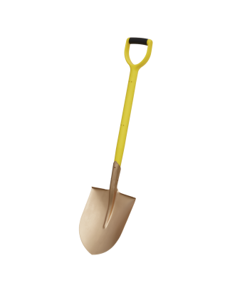 Round Point Shovel 240 x 420 x 990mm - Non-Sparking