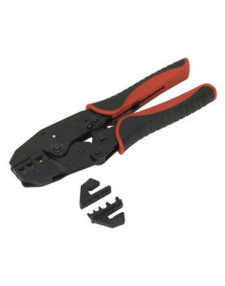 Ratchet Crimping Tool Interchangeable Jaws