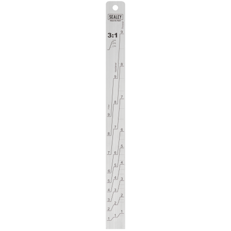 Aluminium Paint Measuring Stick 1:1/3:1