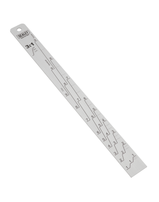 Aluminium Paint Measuring Stick 1:1/3:1