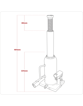 Cric bouteille Vking 10 tonnes