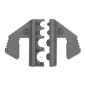 Non-Insulated Terminal Crimping Jaws