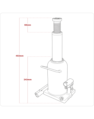 Cric-bouteille Viking 20 tonnes