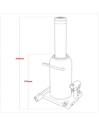 Cric-bouteille 30 tonnes