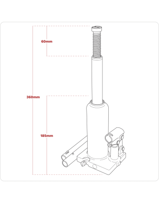 Cric-bouteille Viking 3 tonnes