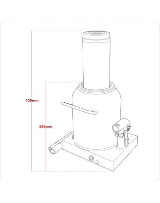 Viking Bottle Jack 50 Tonne