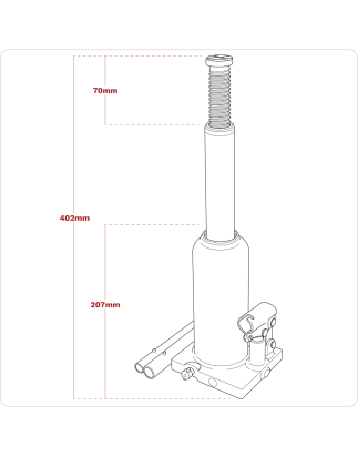 Cric-bouteille Viking 5 tonnes