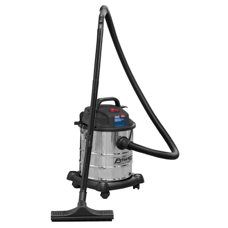 Vacuum Cleaner Wet & Dry Stainless Steel Drum 20L 1200W/230V