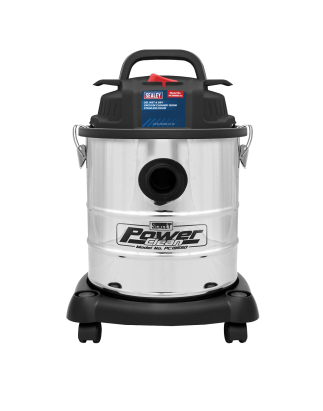 Vacuum Cleaner Wet & Dry Stainless Steel Drum 20L 1200W/230V