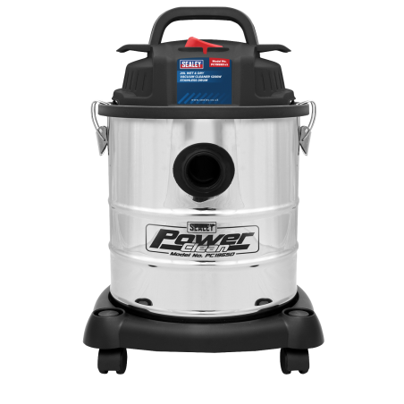 Vacuum Cleaner Wet & Dry Stainless Steel Drum 20L 1200W/230V