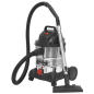 Aspirateur Industriel Humide & Sec Tambour Inox 20L 1250W/230V