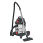 Aspirateur Industriel Tambour Inox Démarrage Automatique 20L 1400W/230V