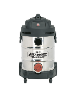 Industrial Vacuum Cleaner Stainless Steel Drum 30L 1400W/230V