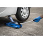 Low Profile Short Chassis Trolley Jack 2 Tonne - Blue