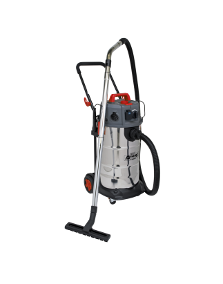 M Class Dust-Free Vacuum Cleaner Wet & Dry Stainless Steel Drum 38L 1500W/230V