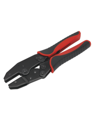 Ratchet Crimping Tool with Jaws and Storage Case