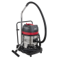 Vacuum Cleaner Wet & Dry Stainless Steel Drum 60L 2400W/230V