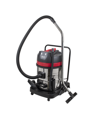 Vacuum Cleaner Wet & Dry Stainless Steel Drum 60L 2400W/230V