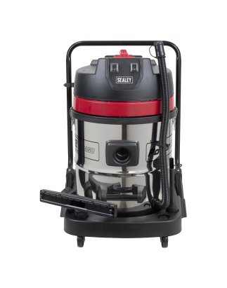 Vacuum Cleaner Wet & Dry Stainless Steel Drum 60L 2400W/230V