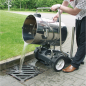 Industrial Vacuum Cleaner Wet & Dry Stainless Steel Drum with Swivel Emptying 77L 2400W