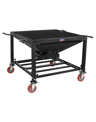 Table/établi de découpe plasma à hauteur réglable avec roulettes