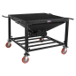 Table/établi de découpe plasma à hauteur réglable avec roulettes