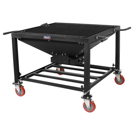 Table/établi de découpe plasma à hauteur réglable avec roulettes