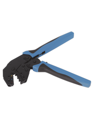 Ratchet Crimping Tool Angled Head Insulated Terminals