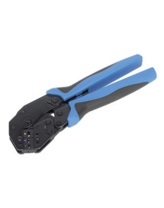 Ratchet Crimping Tool Angled Head Insulated Terminals