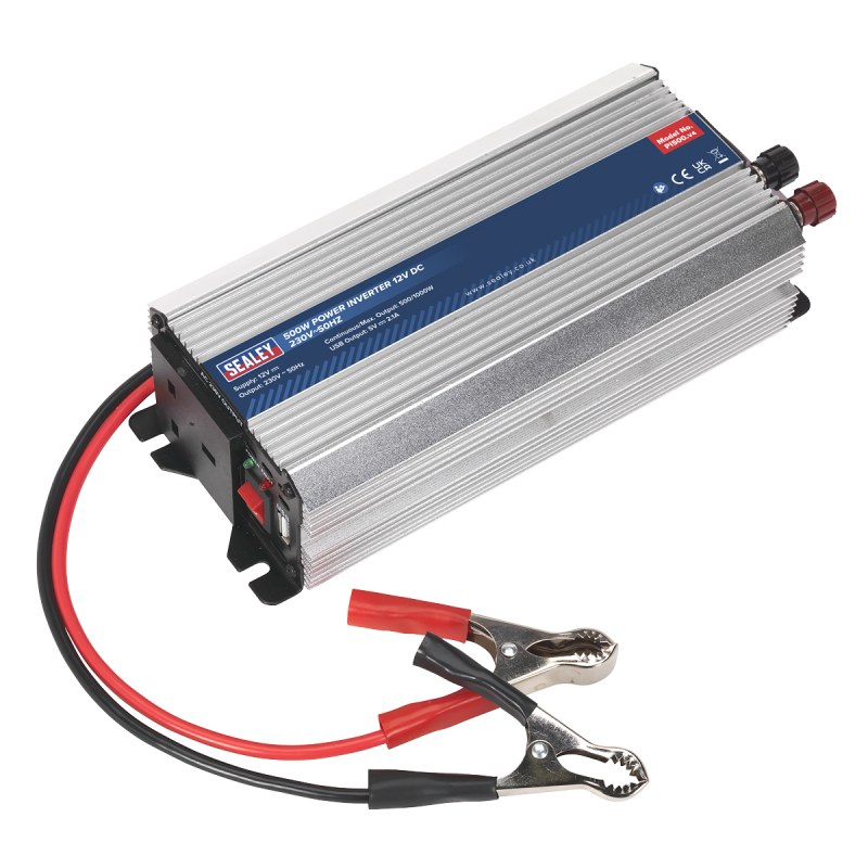 Power Inverter 500W 12V DC - 230V ~ 50Hz