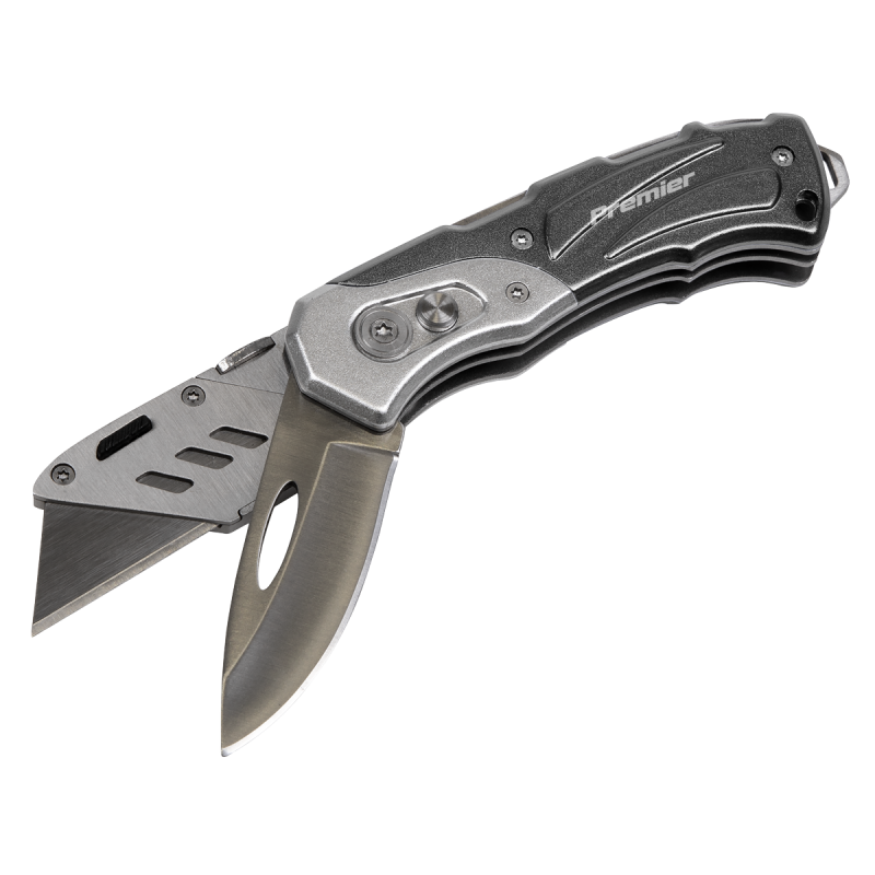 Pocket Knife Locking Twin-Blade