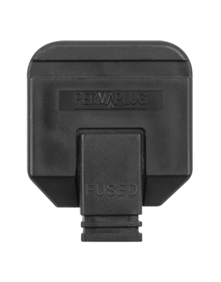 Black 13A heavy-Duty Plug