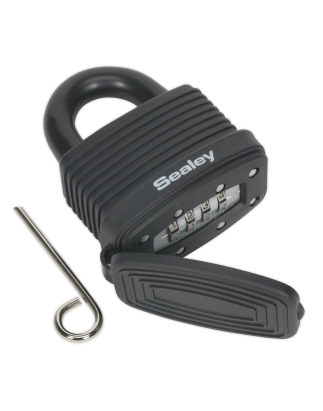 Steel Body Weatherproof Combination Padlock 48mm