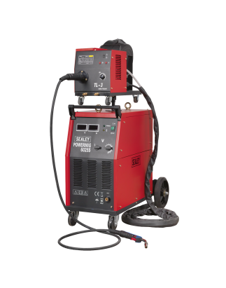 Soudeuse MIG professionnelle avec torche Euro Binzel® et entraînement de fil portable 250A 415V 3ph