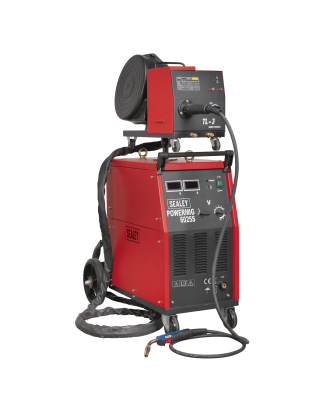 Professional MIG Welder with Binzel® Euro Torch & Portable Wire Drive 250A 415V 3ph