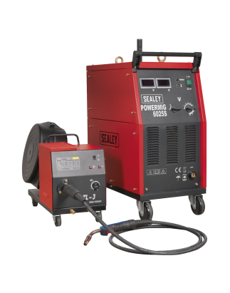 Professional MIG Welder with Binzel® Euro Torch & Portable Wire Drive 250A 415V 3ph