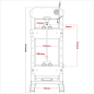 Viking Floor Type Hydraulic Press 20 Tonne