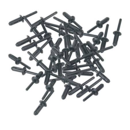 Plastic Rivet Ø6.6 x 17.2mm Pack of 50