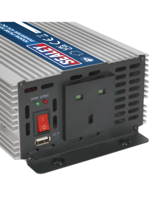 Power Inverter Pure Sine Wave 1000W 12V DC - 230V ~ 50Hz