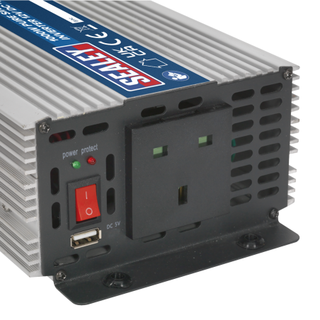 Power Inverter Pure Sine Wave 1000W 12V DC - 230V ~ 50Hz