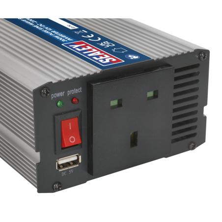 Power Inverter Pure Sine Wave 300W 12V DC - 230V ~ 50Hz