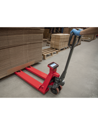 Pallet Truck with Scales 1150 x 555mm 2000kg Capacity