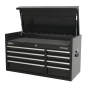 Topchest 8 Drawer 1040mm Extra-Wide Heavy-Duty Black