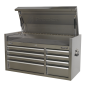 Topchest 8 Drawer 1055mm Extra-Wide Stainless Steel Heavy-Duty