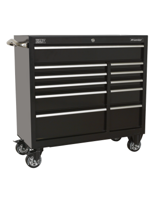 Rollcab 11 Drawer 1055mm Extra-Wide Heavy-Duty Black