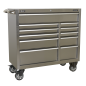 Rollcab 11 Drawer 1055mm Extra-Wide Stainless Steel Heavy-Duty