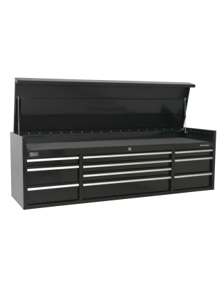 Topchest 10 Drawer 1830mm Extra-Wide Heavy-Duty Black